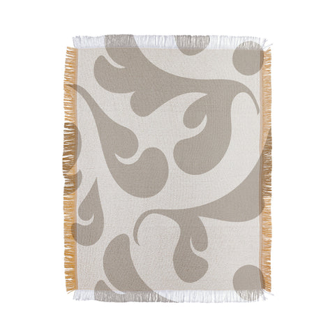Camilla Foss Playful Gray Throw Blanket