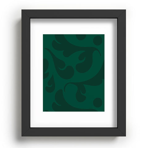 Camilla Foss Playful Green Recessed Framing Rectangle