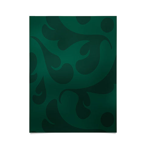 Camilla Foss Playful Green Poster