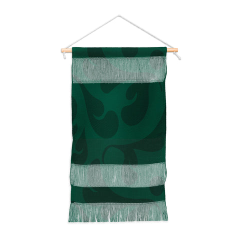 Camilla Foss Playful Green Wall Hanging Portrait