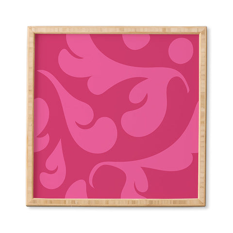 Camilla Foss Playful Pink Framed Wall Art