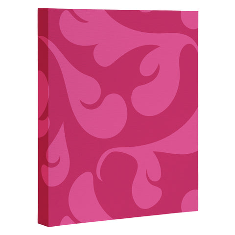 Camilla Foss Playful Pink Art Canvas