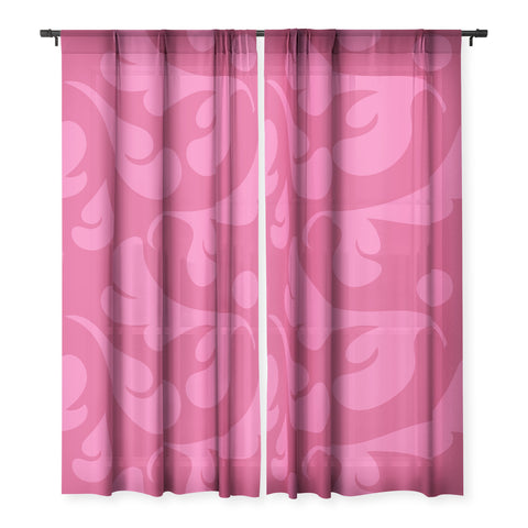 Camilla Foss Playful Pink Sheer Non Repeat