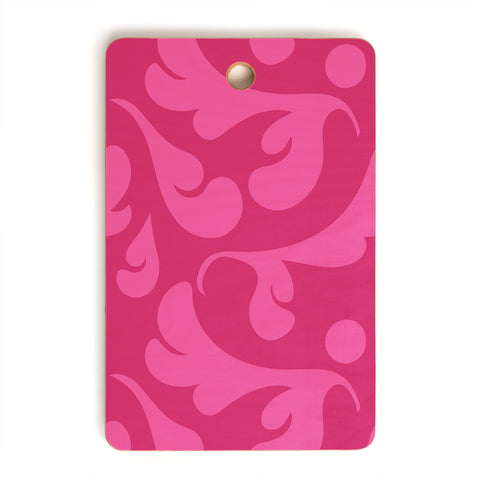 Camilla Foss Playful Pink Cutting Board Rectangle