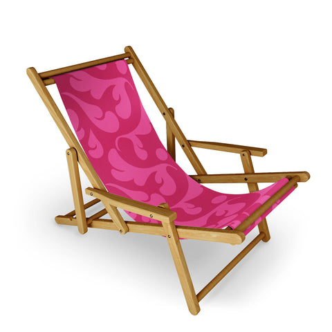 Camilla Foss Playful Pink Sling Chair