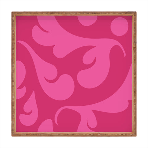 Camilla Foss Playful Pink Square Tray