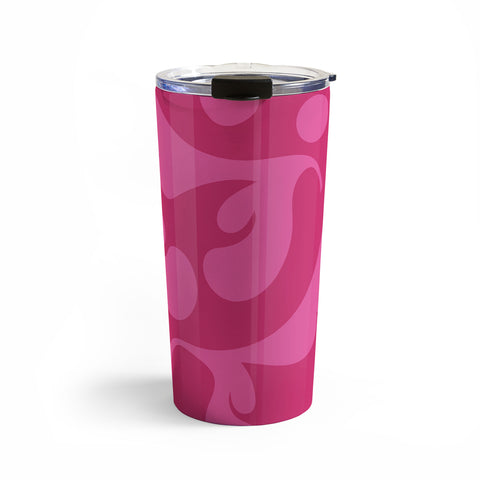 Camilla Foss Playful Pink Travel Mug