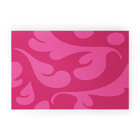 Camilla Foss Playful Pink Welcome Mat