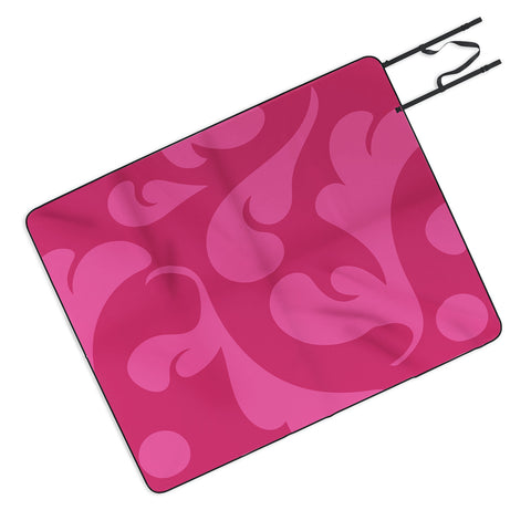 Camilla Foss Playful Pink Picnic Blanket