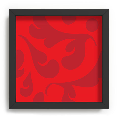 Camilla Foss Playful Red Recessed Framing Square