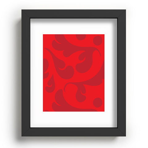 Camilla Foss Playful Red Recessed Framing Rectangle
