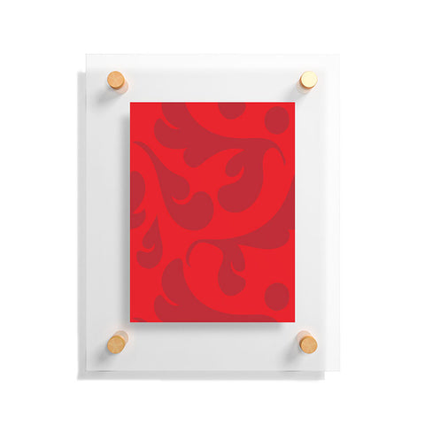 Camilla Foss Playful Red Floating Acrylic Print