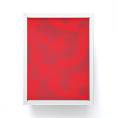 Camilla Foss Playful Red Framed Mini Art Print