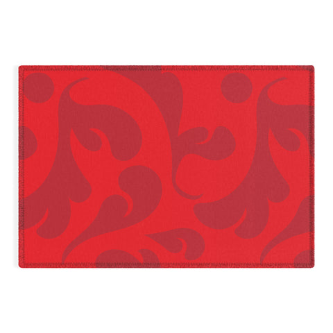 Camilla Foss Playful Red Outdoor Rug