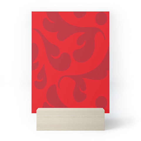 Camilla Foss Playful Red Mini Art Print
