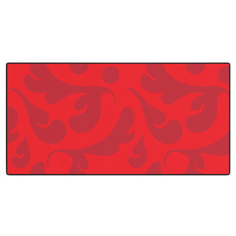Camilla Foss Playful Red Desk Mat
