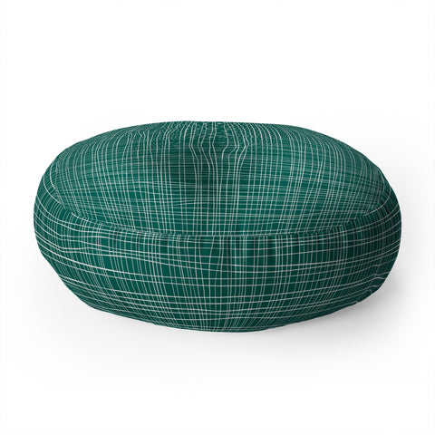 Camilla Foss Scandi Linen Floor Pillow Round