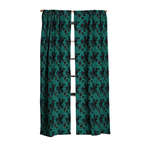 Camilla Foss Scandi Meadow Blackout Window Curtain