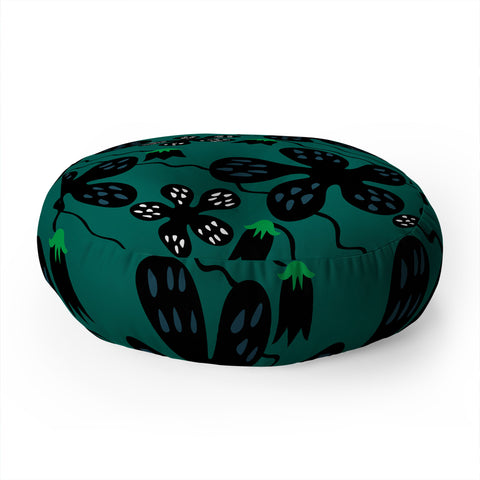 Camilla Foss Scandi Meadow Floor Pillow Round