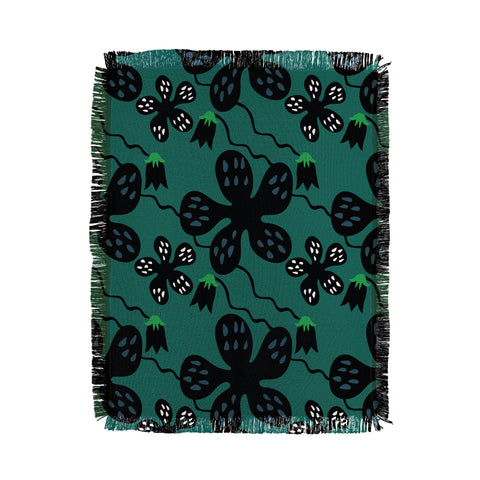 Camilla Foss Scandi Meadow Throw Blanket