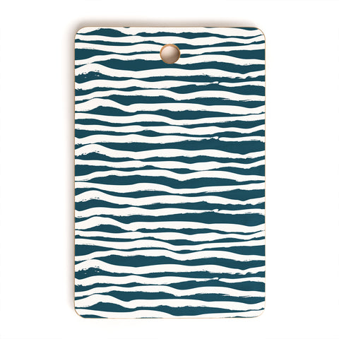 Camilla Foss Scandi Waves Cutting Board Rectangle