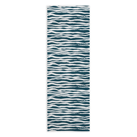 Camilla Foss Scandi Waves Yoga Towel