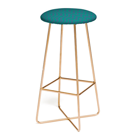 Camilla Foss Scandi Wavy Bar Stool