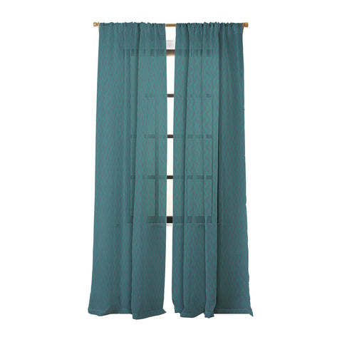 Camilla Foss Scandi Wavy Sheer Window Curtain