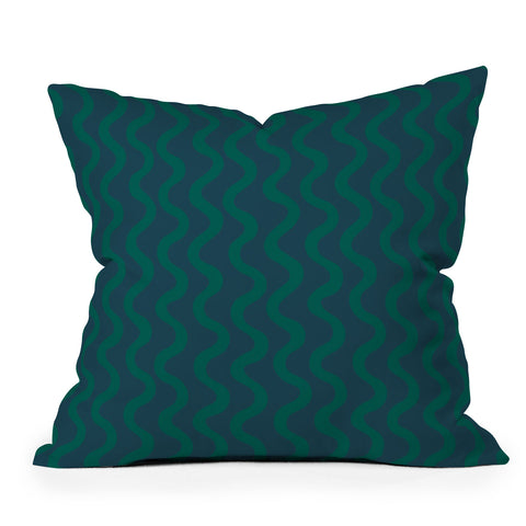Camilla Foss Scandi Wavy Throw Pillow