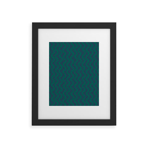 Camilla Foss Scandi Wavy Framed Art Print