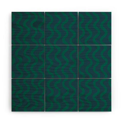 Camilla Foss Scandi Wavy Wood Wall Mural