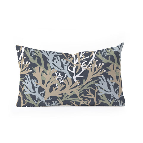 Camilla Foss Seaweed Oblong Throw Pillow