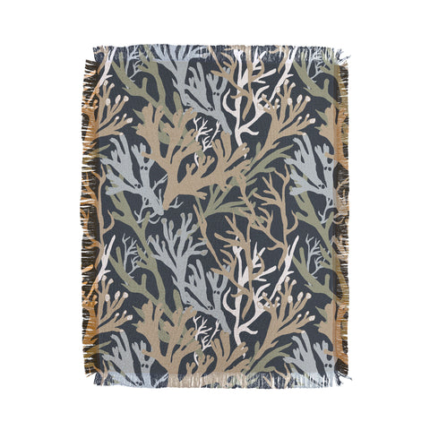 Camilla Foss Seaweed Throw Blanket