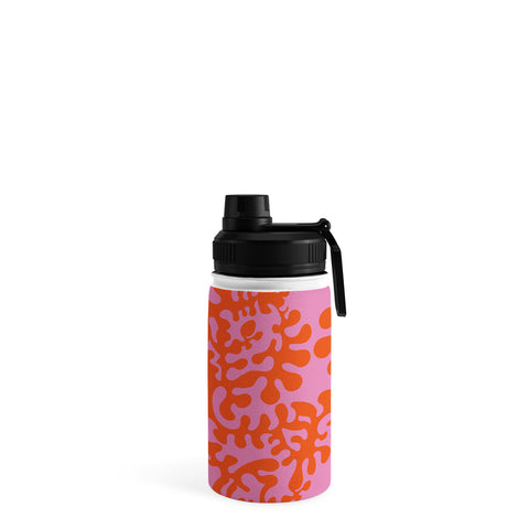 Camilla Foss Shapes Pink and Orange Water Bottle