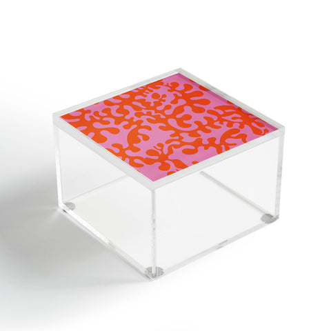 Camilla Foss Shapes Pink and Orange Acrylic Box