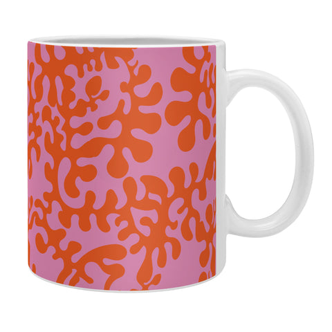 Camilla Foss Shapes Pink and Orange Coffee Mug