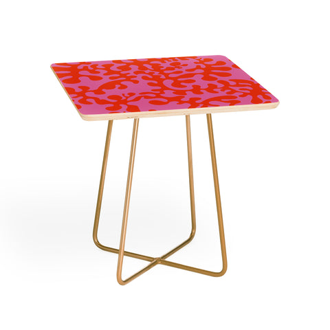 Camilla Foss Shapes Pink and Orange Side Table
