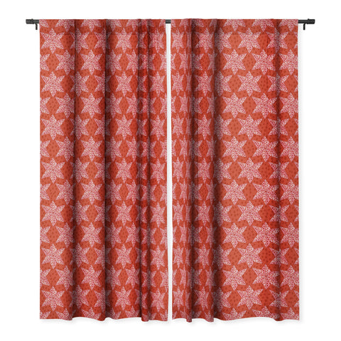 Camilla Foss Stars for Christmas Blackout Window Curtain