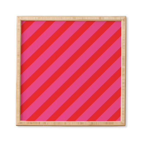 Camilla Foss Thin Bold Stripes Framed Wall Art