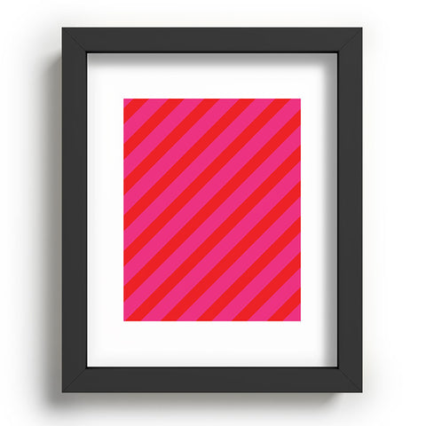 Camilla Foss Thin Bold Stripes Recessed Framing Rectangle
