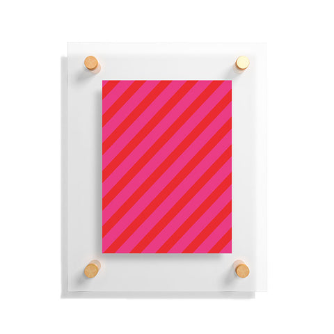 Camilla Foss Thin Bold Stripes Floating Acrylic Print