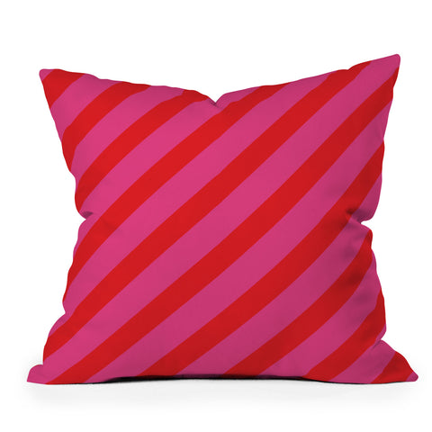 Camilla Foss Thin Bold Stripes Outdoor Throw Pillow