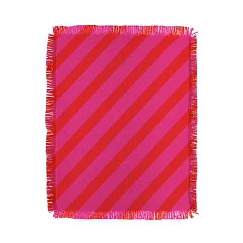Camilla Foss Thin Bold Stripes Throw Blanket