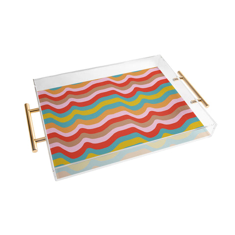 Camilla Foss Wavy Stripes Acrylic Tray
