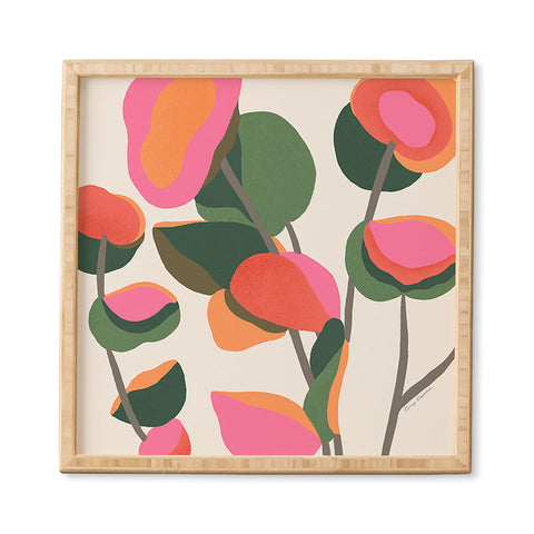 Carey Copeland Abstract Eucalyptus Leaves Framed Wall Art