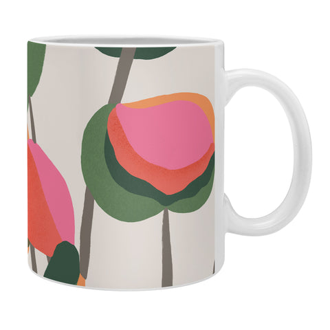 Carey Copeland Abstract Eucalyptus Leaves Coffee Mug
