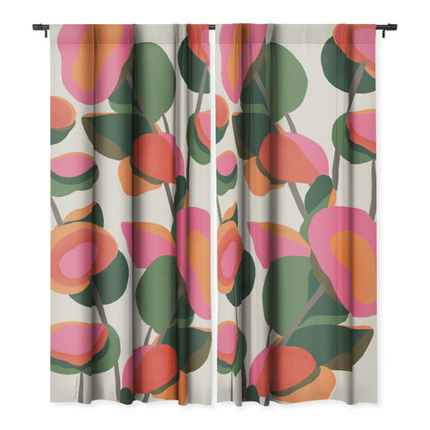 Carey Copeland Abstract Eucalyptus Leaves Blackout Non Repeat