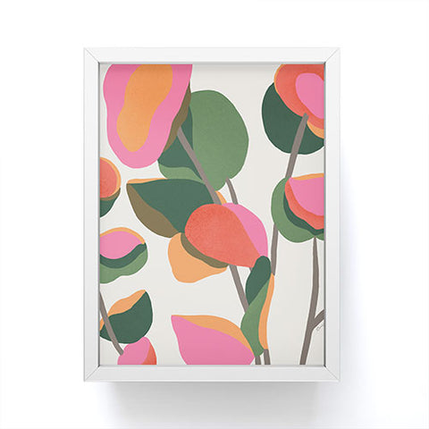 Carey Copeland Abstract Eucalyptus Leaves Framed Mini Art Print