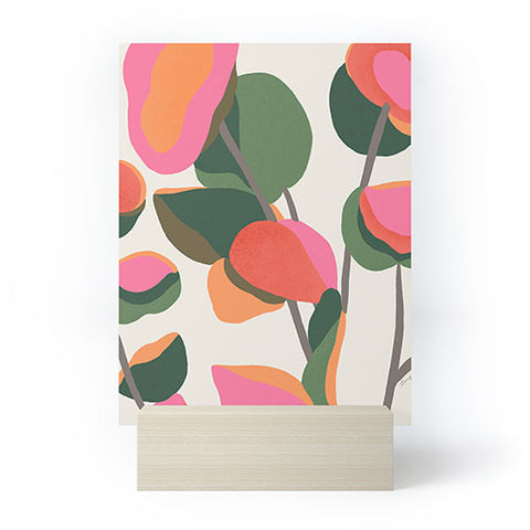 Carey Copeland Abstract Eucalyptus Leaves Mini Art Print