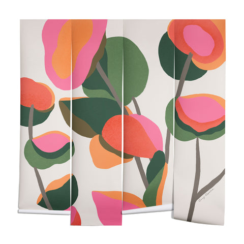 Carey Copeland Abstract Eucalyptus Leaves Wall Mural